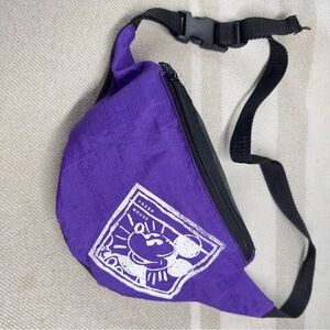 Retro Purple Disney Mickey Mouse crossbody pouch